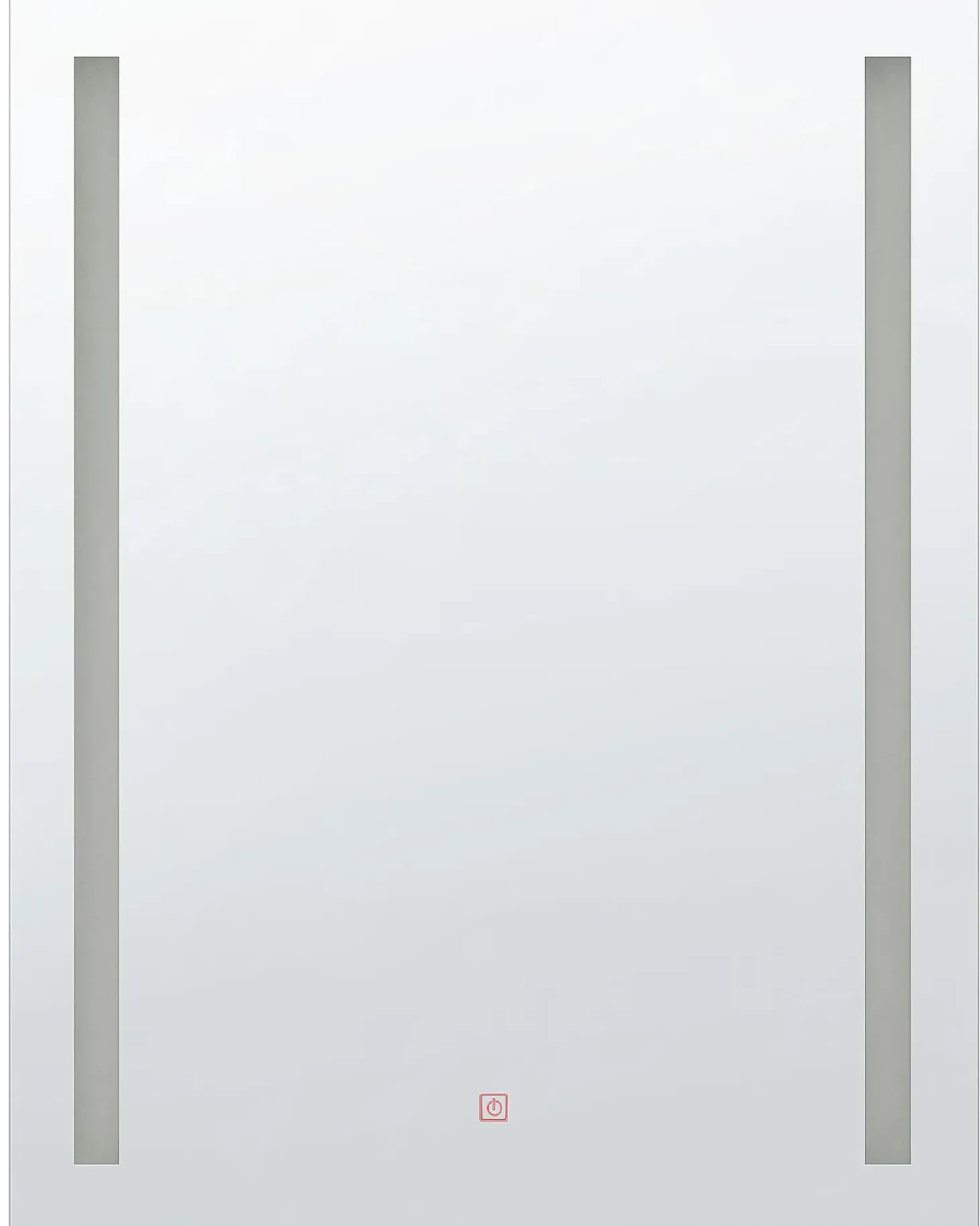 LED-badeværelsesspejl MARTINET 70 cm 90 cm Sølv