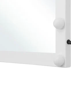 LED-badeværelsesspejl ODENAS 50 cm 60 cm Hvid