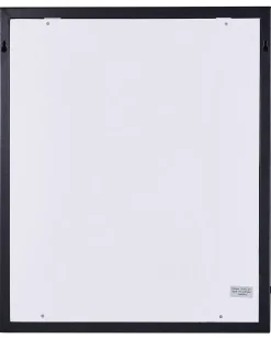 LED-badeværelsesspejl ODENAS 50 cm 60 cm Sort