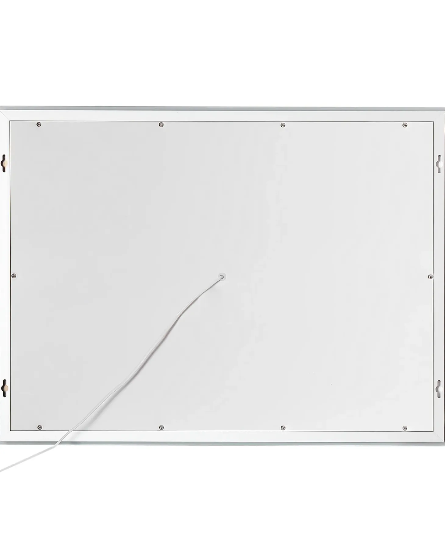 LED-badeværelsesspejl PRENOIS 80 cm 60 cm Sølv