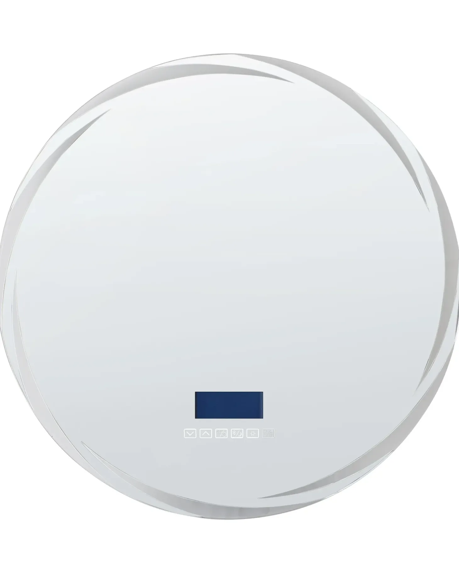 LED-badeværelsesspejl TANAY 60 cm 60 cm Med indbygget Bluetooth-højttaler Sølv