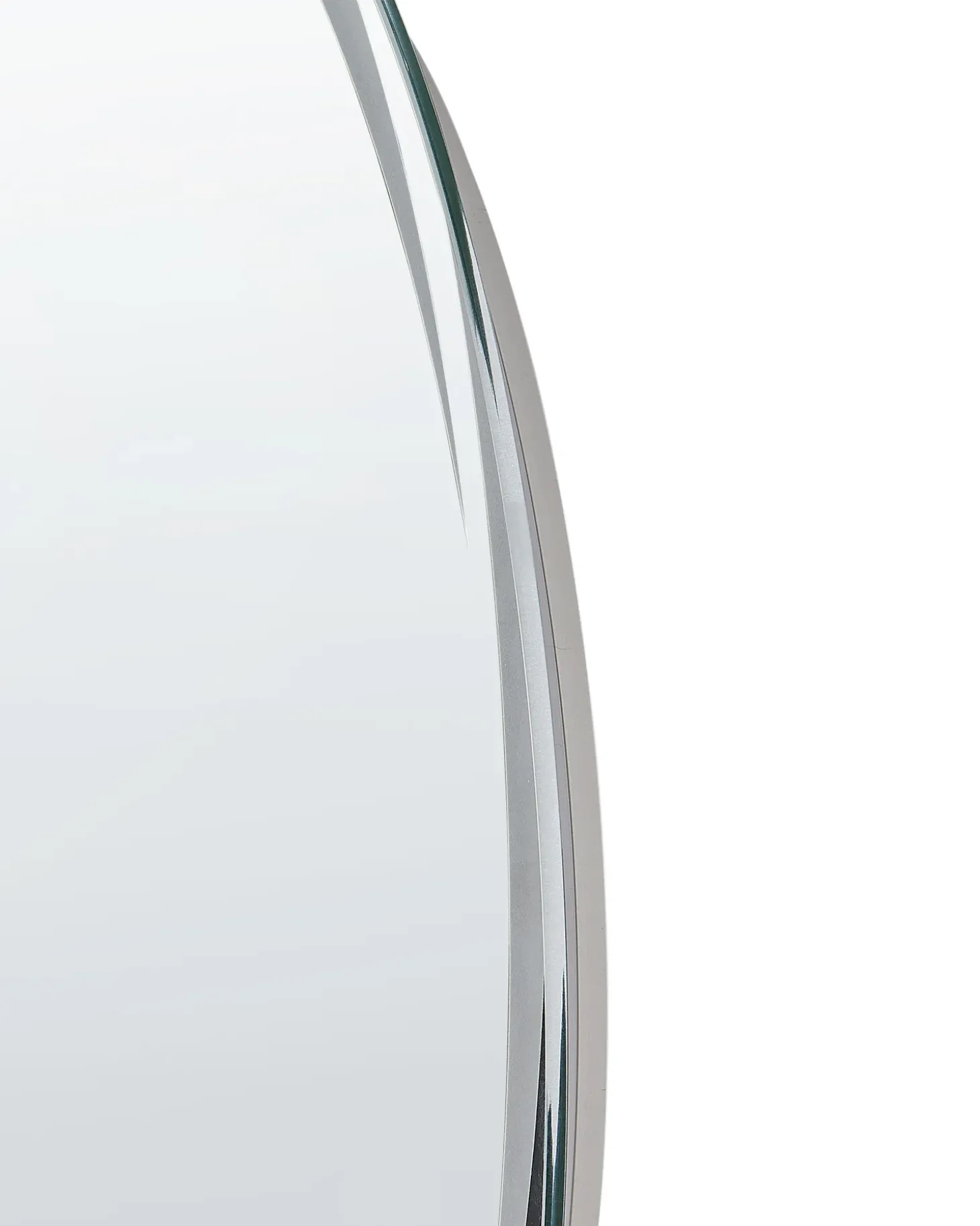 LED-badeværelsesspejl TANAY 60 cm 60 cm Med indbygget Bluetooth-højttaler Sølv