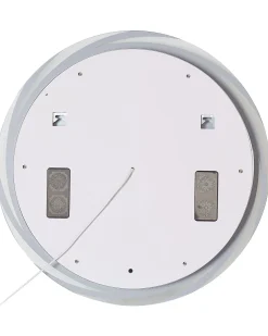 LED-badeværelsesspejl TANAY 60 cm 60 cm Med indbygget Bluetooth-højttaler Sølv