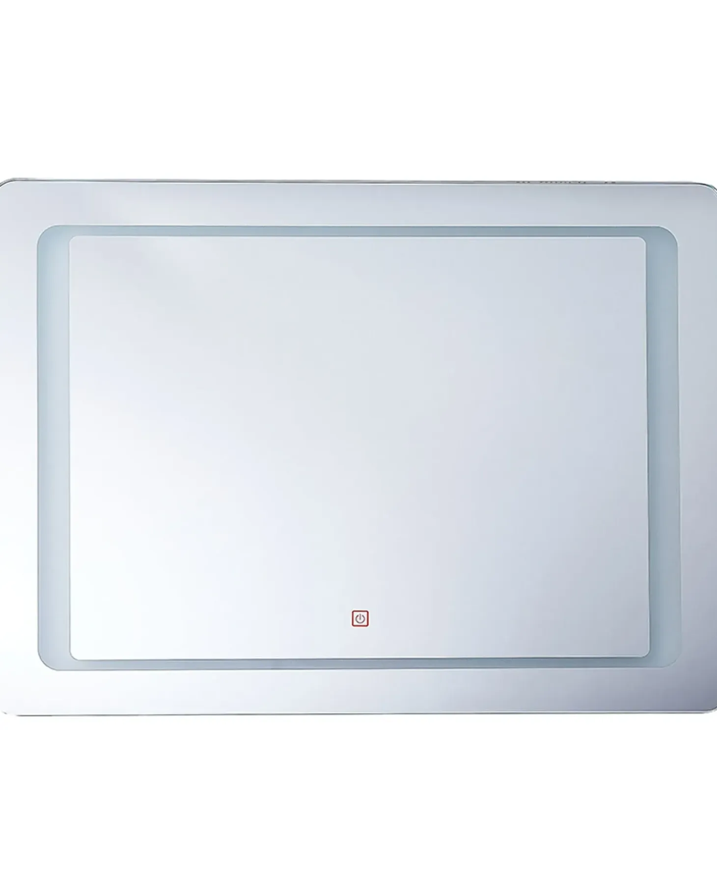 LED-badeværelsesspejl WASSY 80 cm 60 cm Sølv