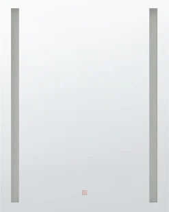 LED-badeværelsesspejl MARTINET 60 cm 80 cm Sølv