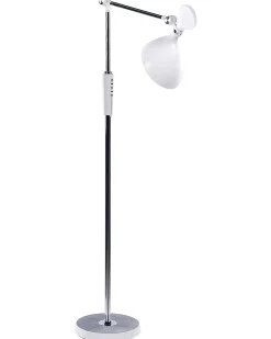 LED-gulvlampe ANDROMEDA Med dæmpning Metal Hvid