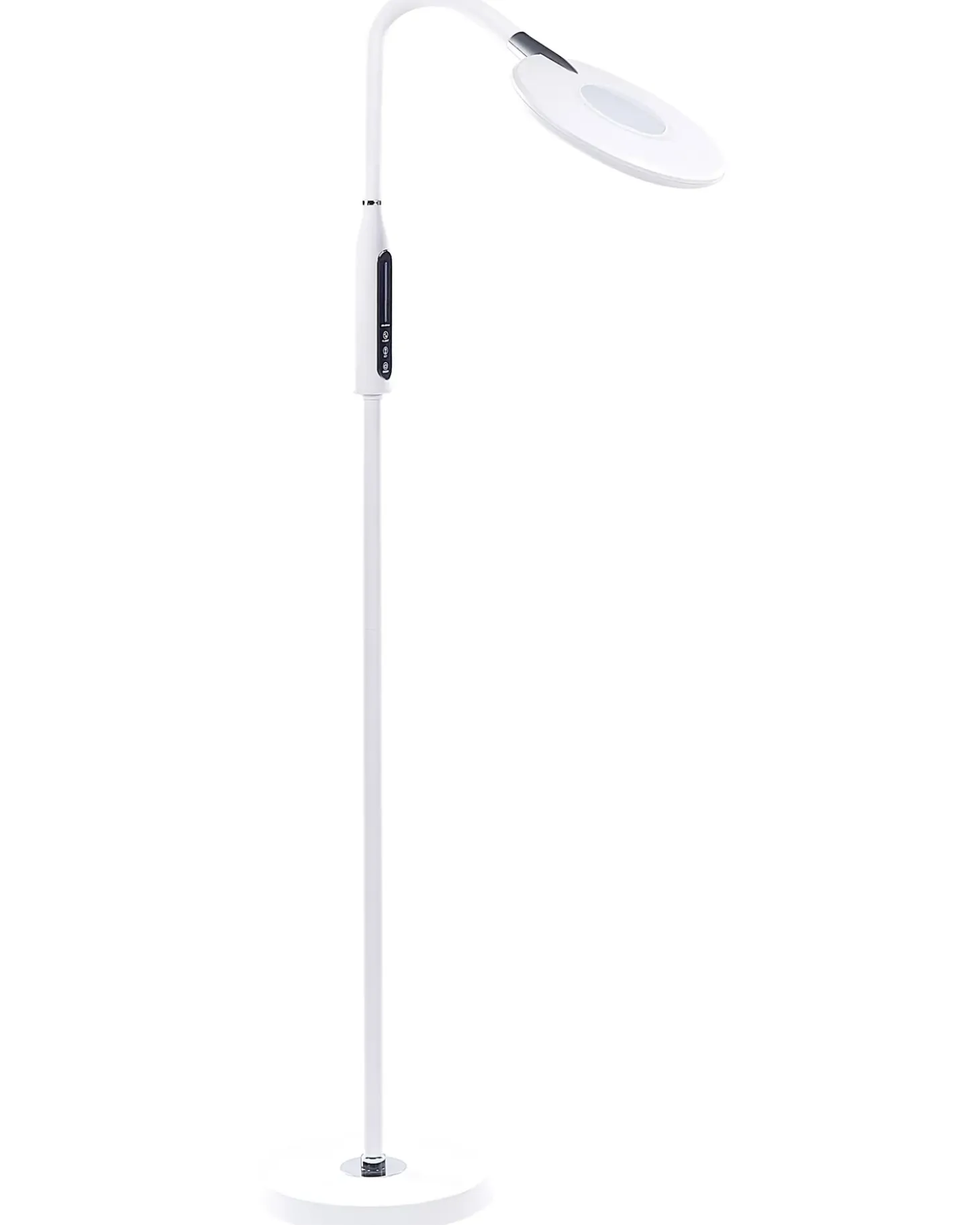 LED-gulvlampe CASSIOPEIA Med dæmpning Metal Hvid