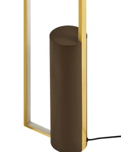 LED-gulvlampe PATRICIO Metal Guld