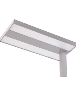 LED-gulvlampe TAURUS Med dæmpning Metal Sølv