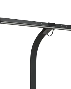LED-klemmelampe AURIGA Med bevægelsessensor Metal Sort