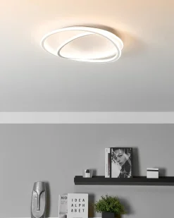 LED loftslampe LEYLAN Med fjernbetjening Med dæmpning Hvid