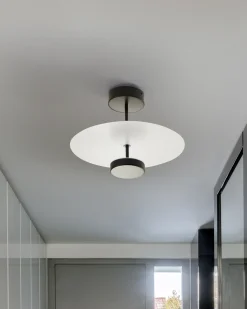LED-pendel lampe AFRAM Metal Sort