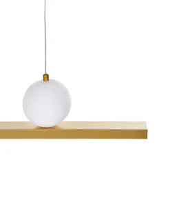 LED-pendel lampe ALWAND Metal Guld