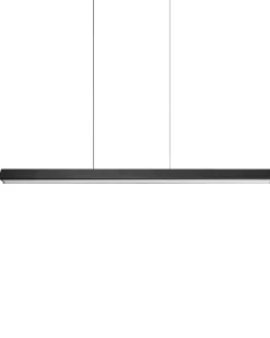 LED-pendel lampe ARENAS Med fjernbetjening Sort