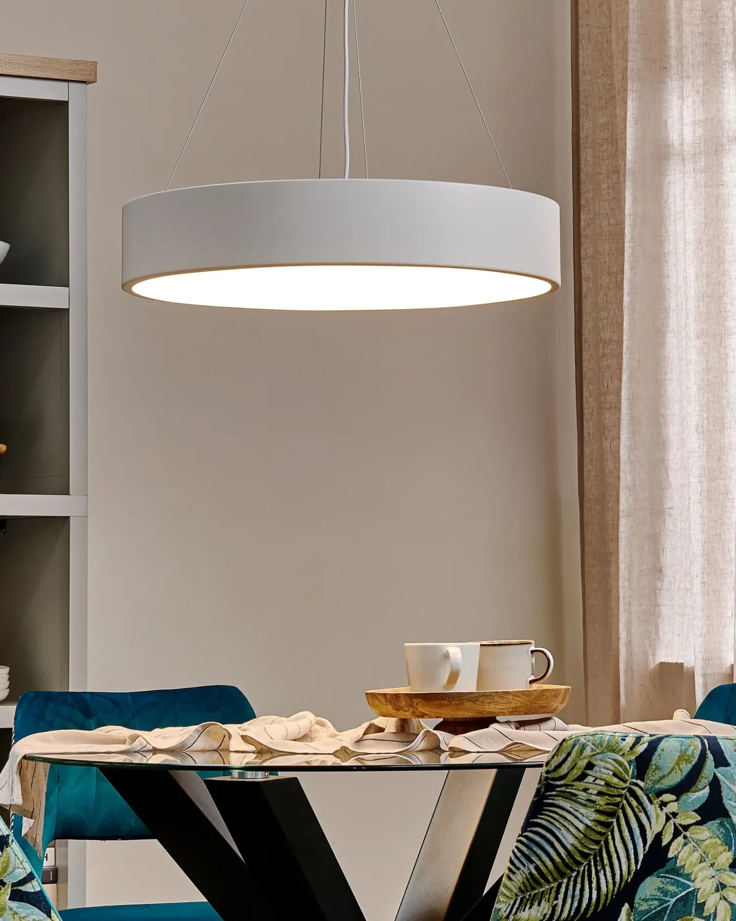 LED-pendel lampe BALILI Metal Hvid