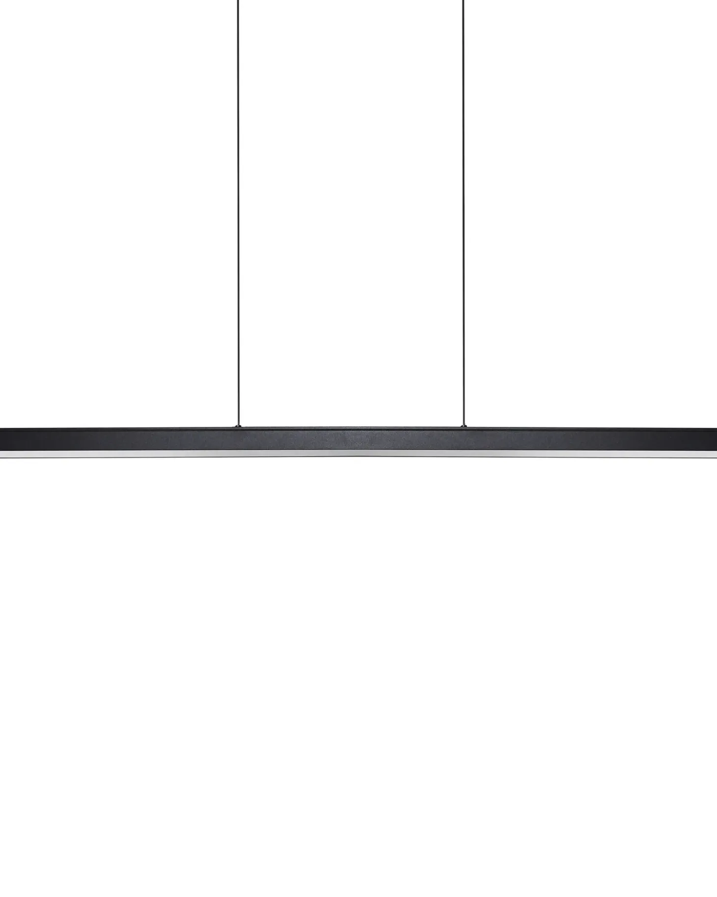 LED-pendel lampe CANDELERO Med fjernbetjening Sort