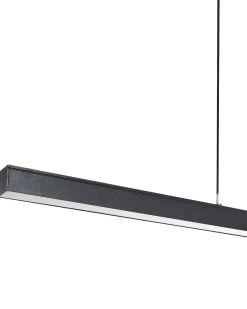 LED-pendel lampe CANDELERO Med fjernbetjening Sort
