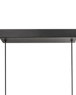 LED-pendel lampe CANDELERO Med fjernbetjening Sort