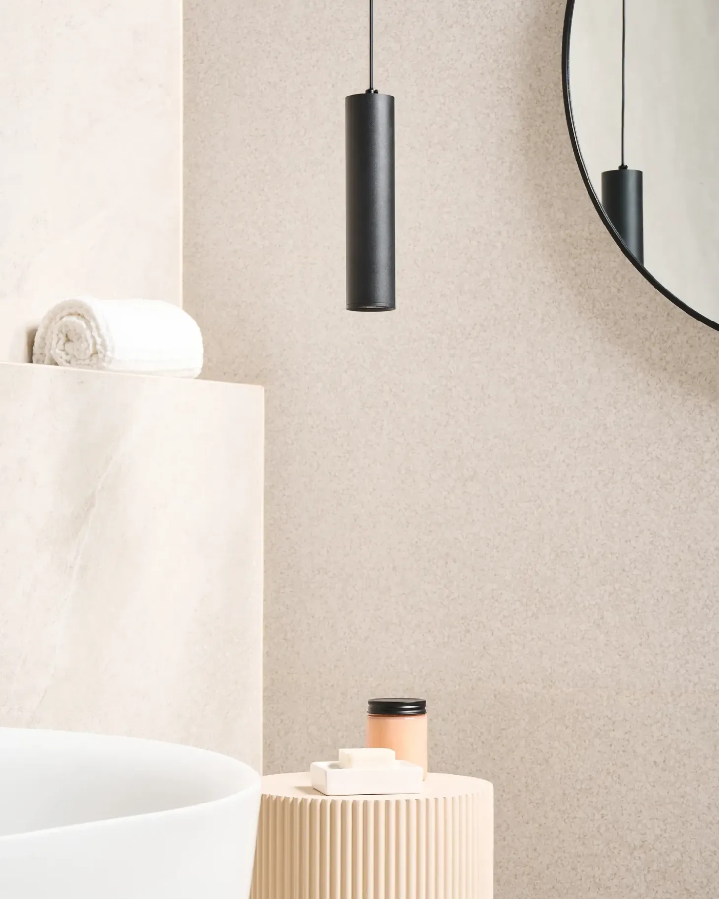 LED-pendel lampe DEVESA Metal Sort