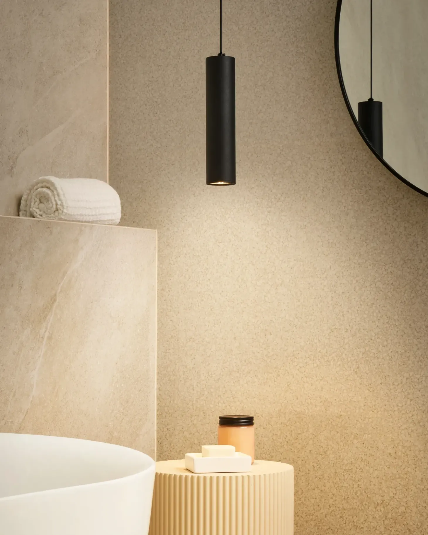 LED-pendel lampe DEVESA Metal Sort