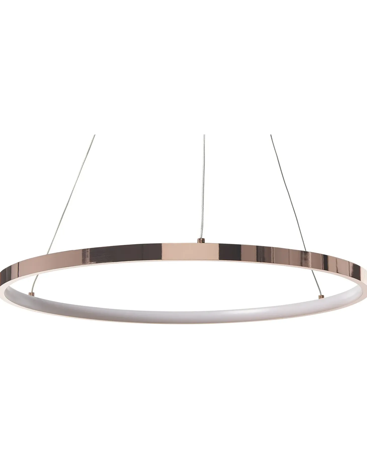 LED-pendel lampe JORDAN Metal Rosa guld