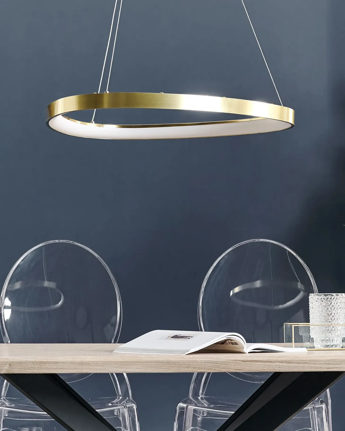 LED-pendel lampe KRABURI Metal Guld