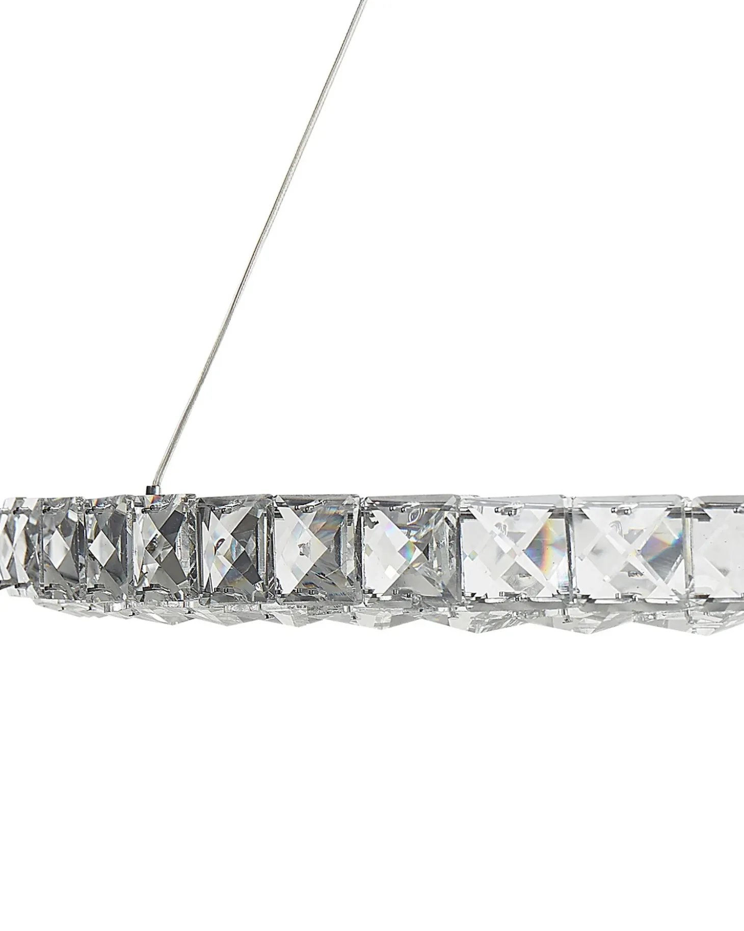 LED-pendel lampe MAGAT Krystal Sølv
