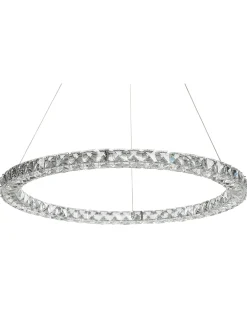 LED-pendel lampe MAGAT Krystal Sølv