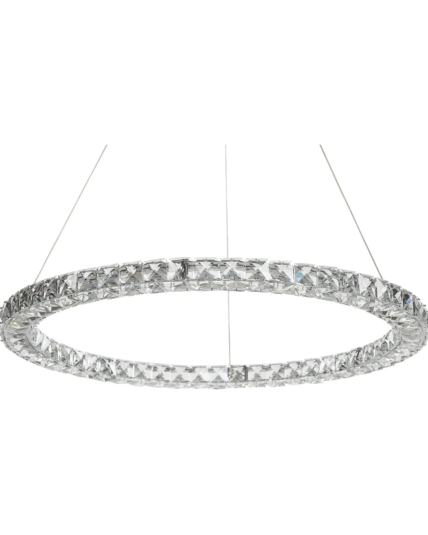 LED-pendel lampe MAGAT Krystal Sølv