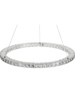 LED-pendel lampe MAGAT Krystal Sølv