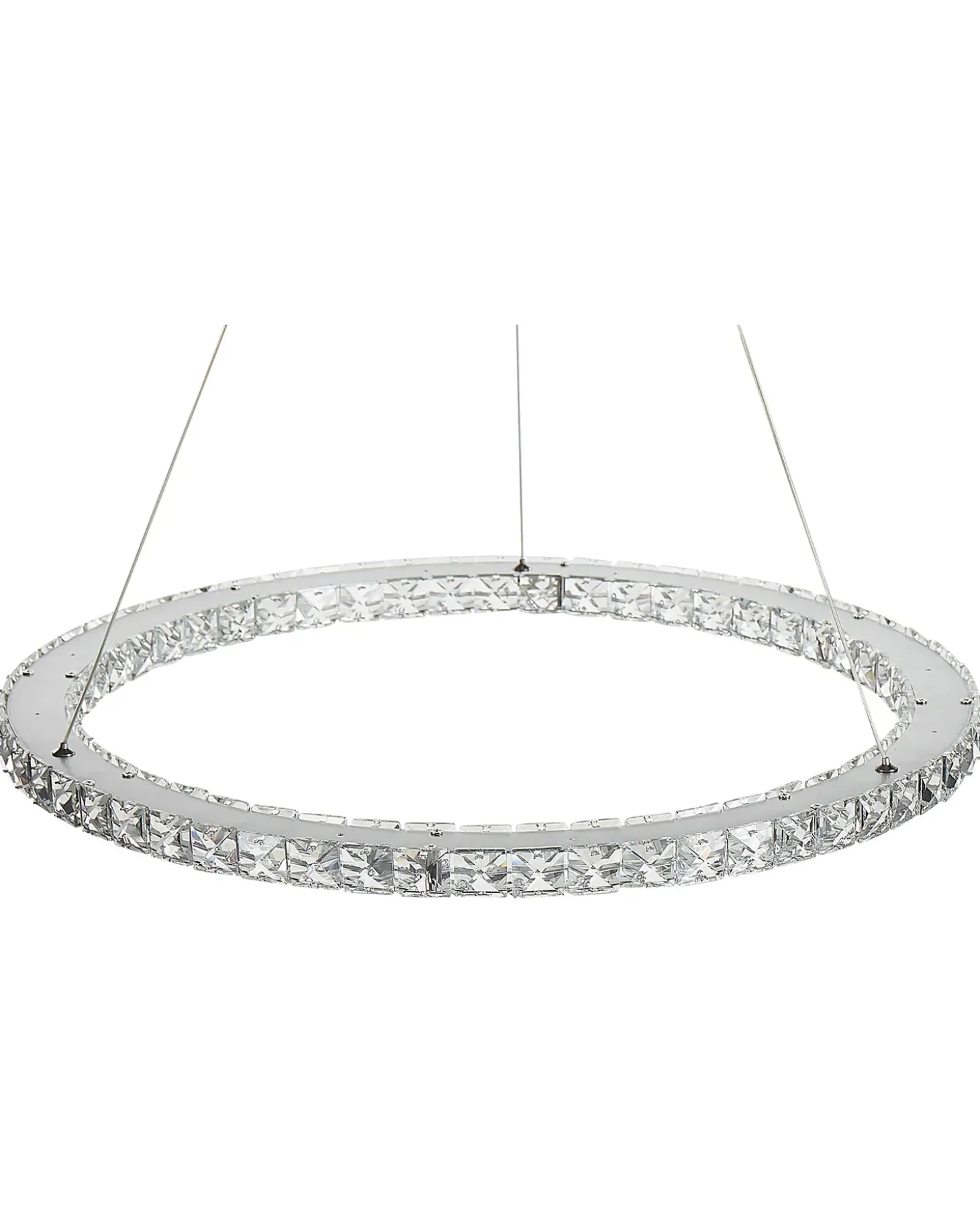 LED-pendel lampe MAGAT Krystal Sølv