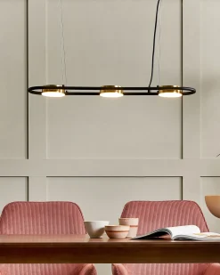 LED-pendel lampe MALI Metal Sort