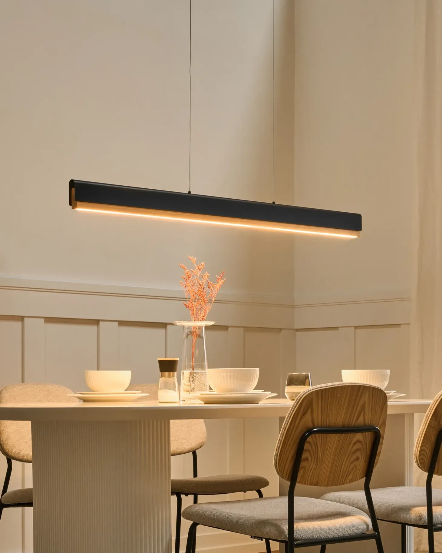 LED-pendel lampe MARA Metal Sort