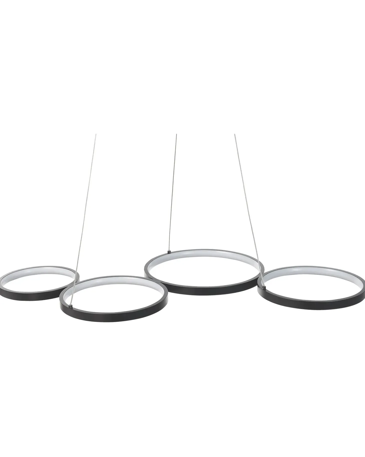 LED-pendel lampe PIBOR Metal Sort