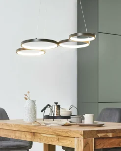 LED-pendel lampe PIBOR Metal Sort