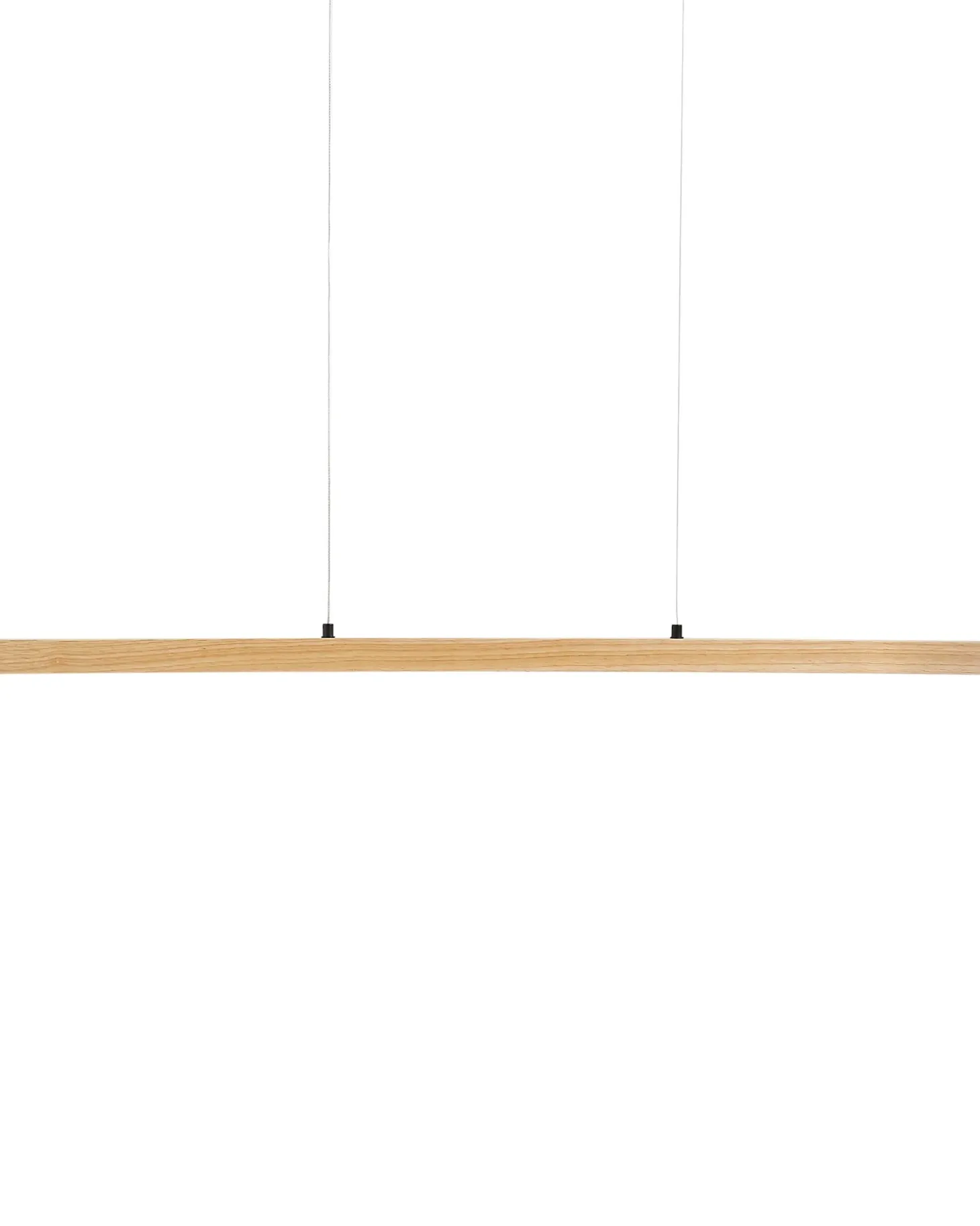 LED-pendel lampe STEWARTS Med fjernbetjening Med dæmpning Egetræ Lysebrun