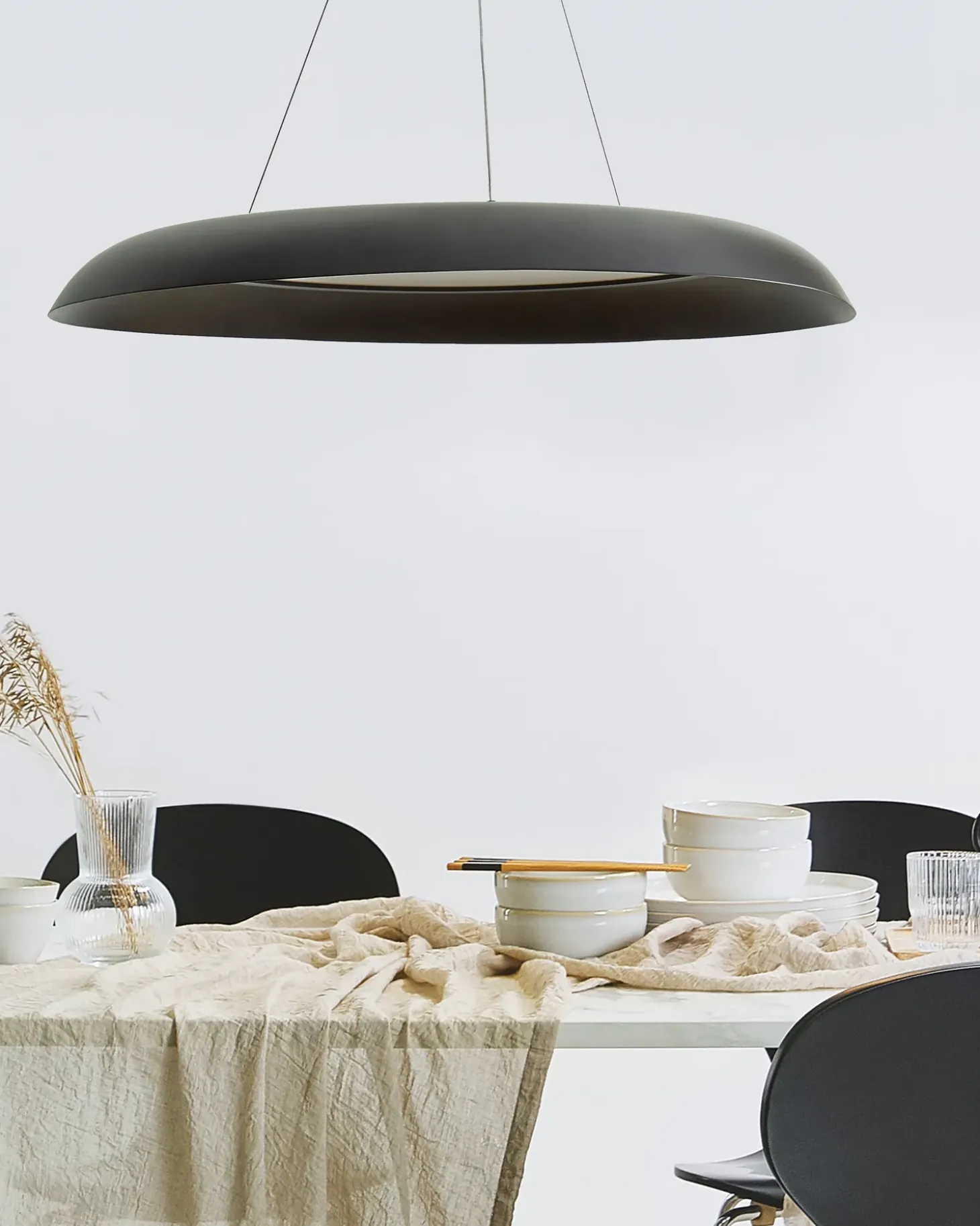 LED-pendel lampe SURKO Metal Sort