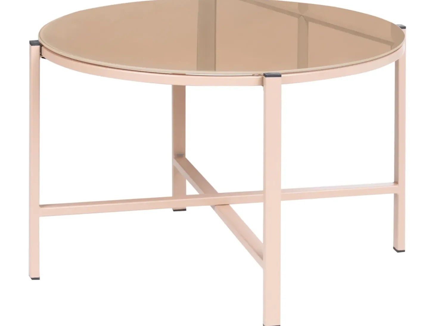 LEDRO 4 personers Loungesæt med bord Beige Metal