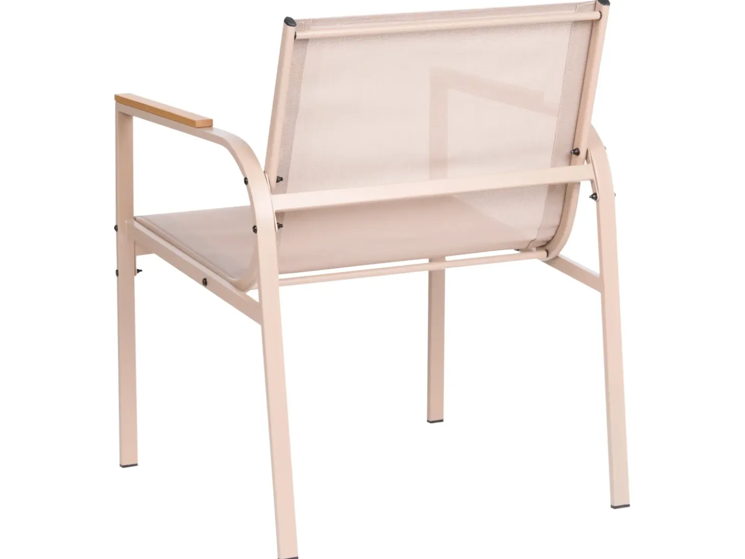 LEDRO 4 personers Loungesæt med bord Beige Metal