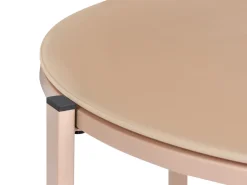 LEDRO 4 personers Loungesæt med bord Beige Metal