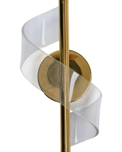 LED-væglampe SARELA Guld Metal