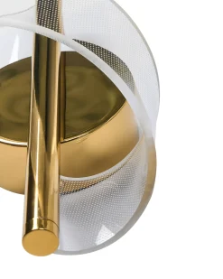 LED-væglampe SARELA Guld Metal
