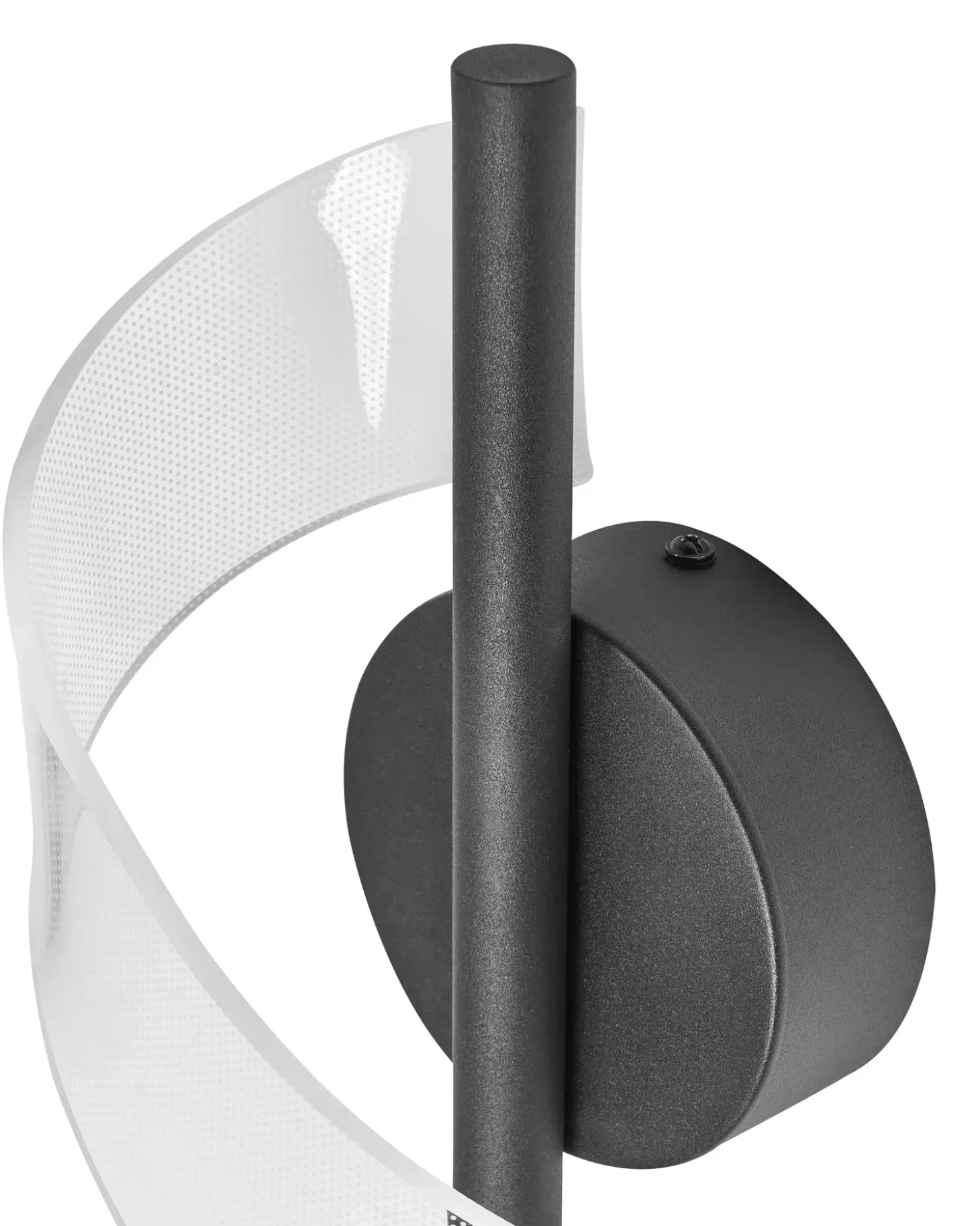 LED-væglampe SARELA Sort Metal