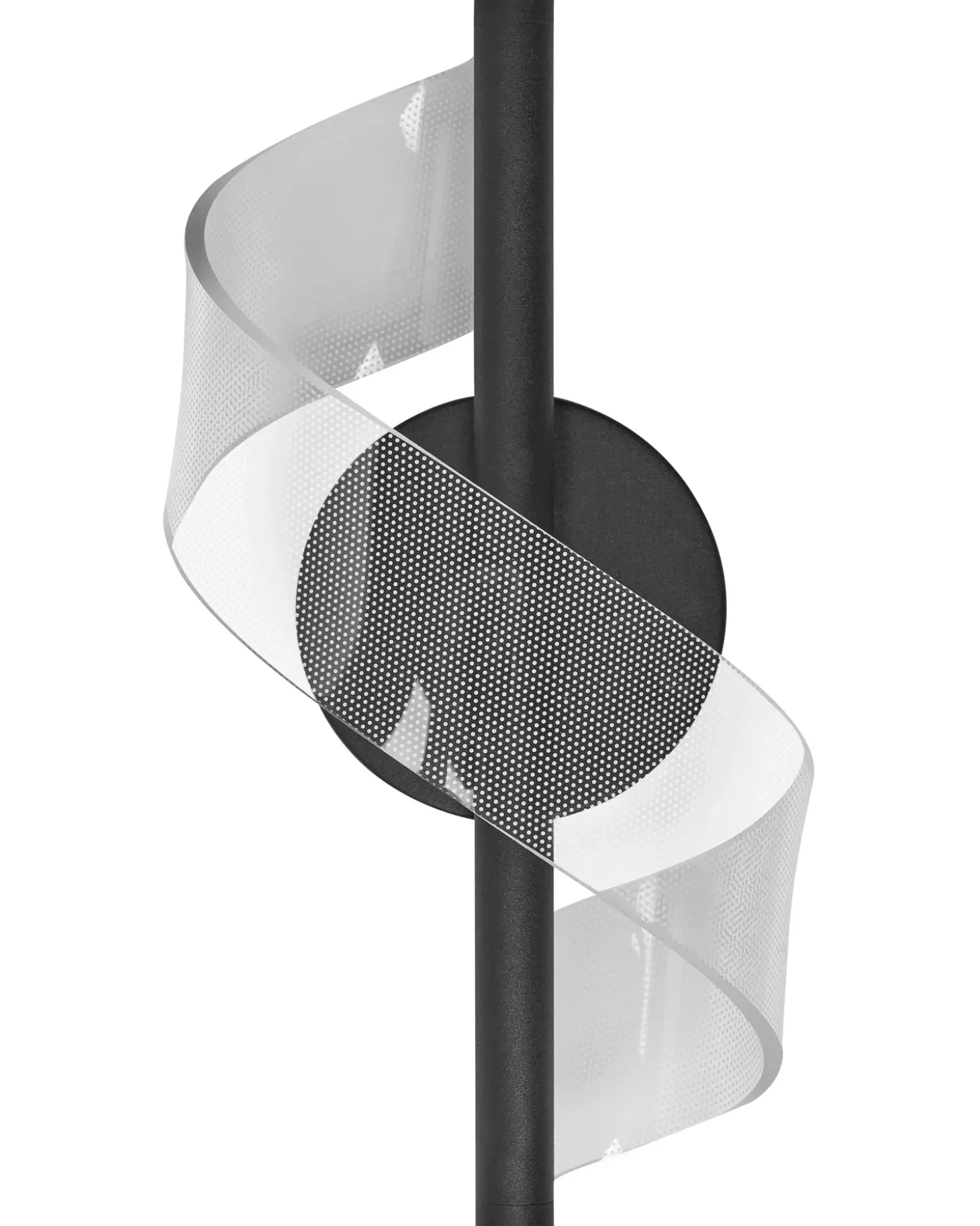 LED-væglampe SARELA Sort Metal