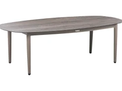 LEFFE 3 personers Have-hjørnesofasæt Venstrevendt Beige Metal