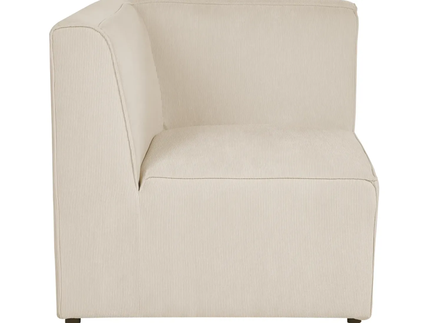 LEMVIG 2 personers Modulsofa Lys Beige Fløjl