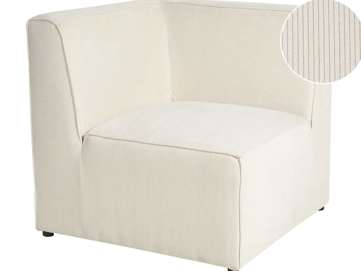 LEMVIG Hjørnemodul Lys Beige Fløjl