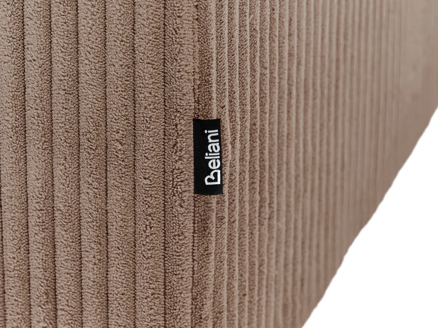 LEMVIG Hjørnemodul Højrevendt Sand Beige Fløjl