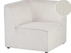 LEMVIG Hjørnemodul Venstrevendt Beige Fløjl