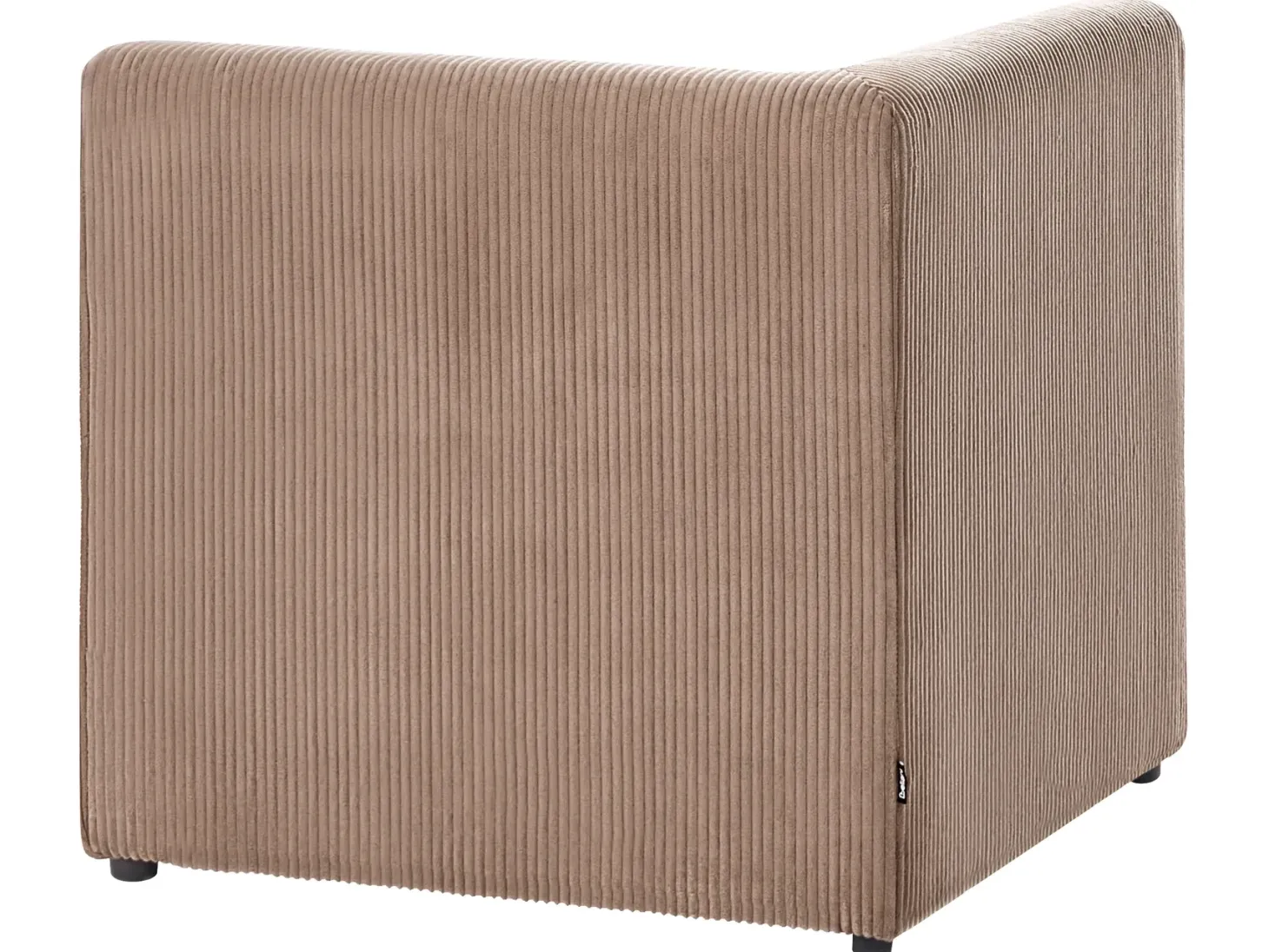 LEMVIG Hjørnemodul Venstrevendt Sand Beige Fløjl